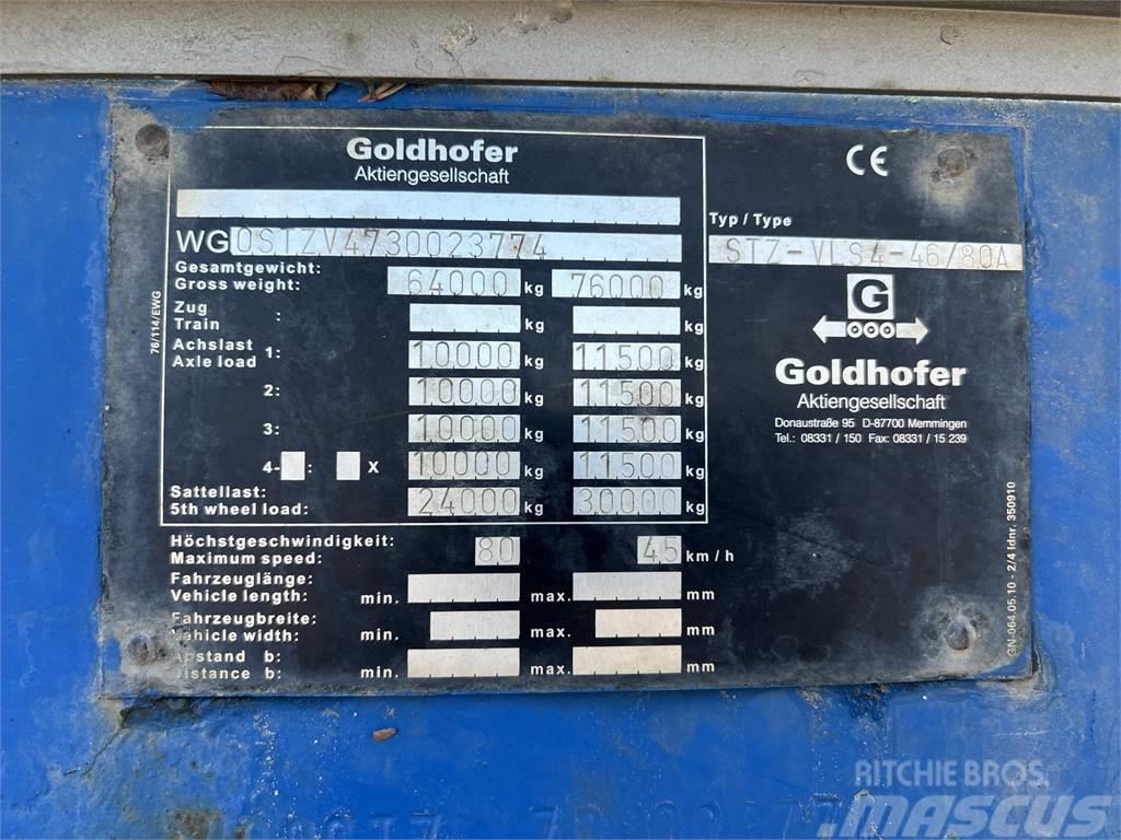Goldhofer STZ-VLS 4-46/80 A Nizko noseče polprikolice