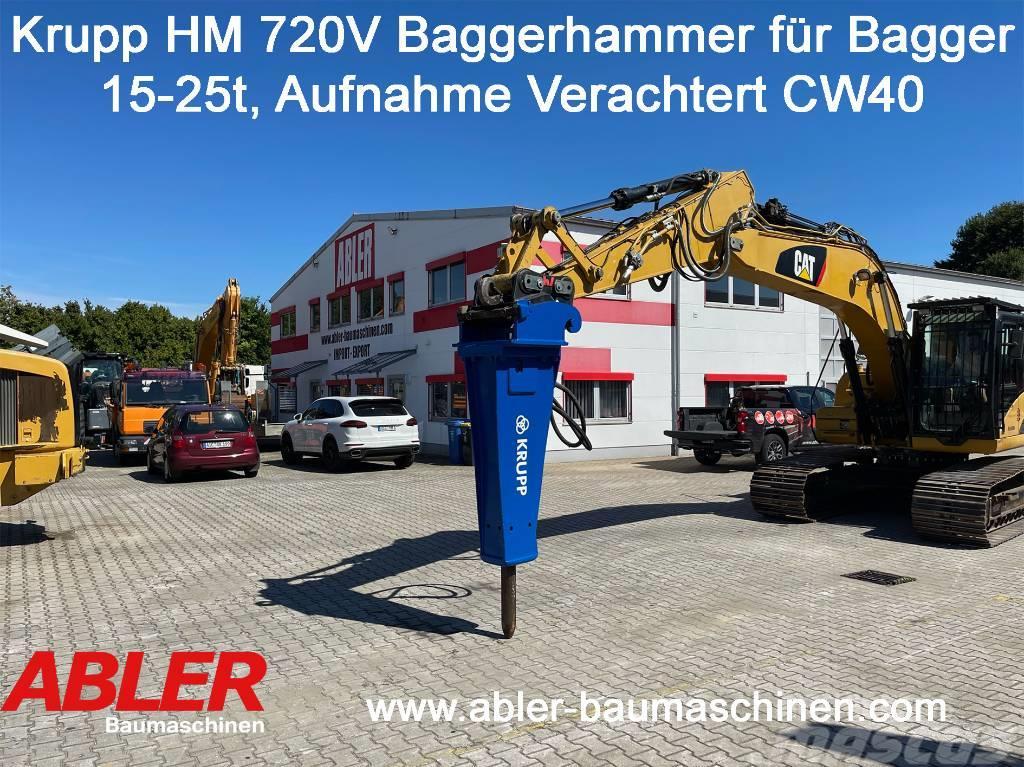 Krupp HM 720 V Abbruchhammer für Bagger 15-25t Rušilni bagri