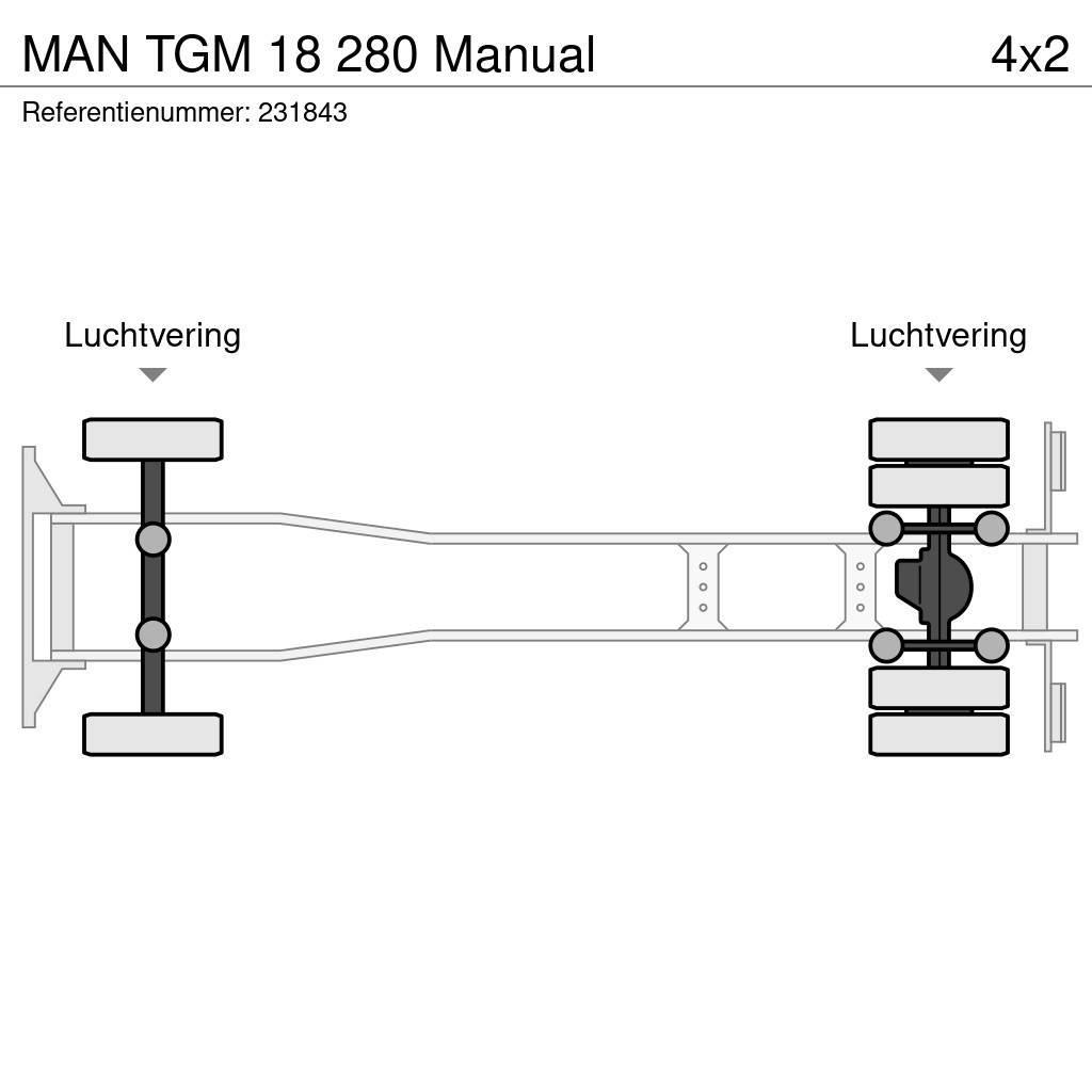MAN TGM 18 280 Manual Razstavljivi tovornjaki z žičnimi dvigali