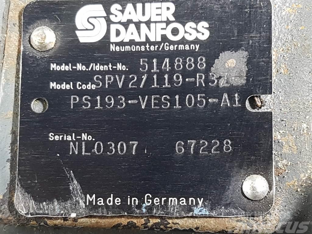 Sauer Danfoss SPV2/119-R3Z-PS193 - 514888 - Drive pump/Fahrpumpe Hidravlika