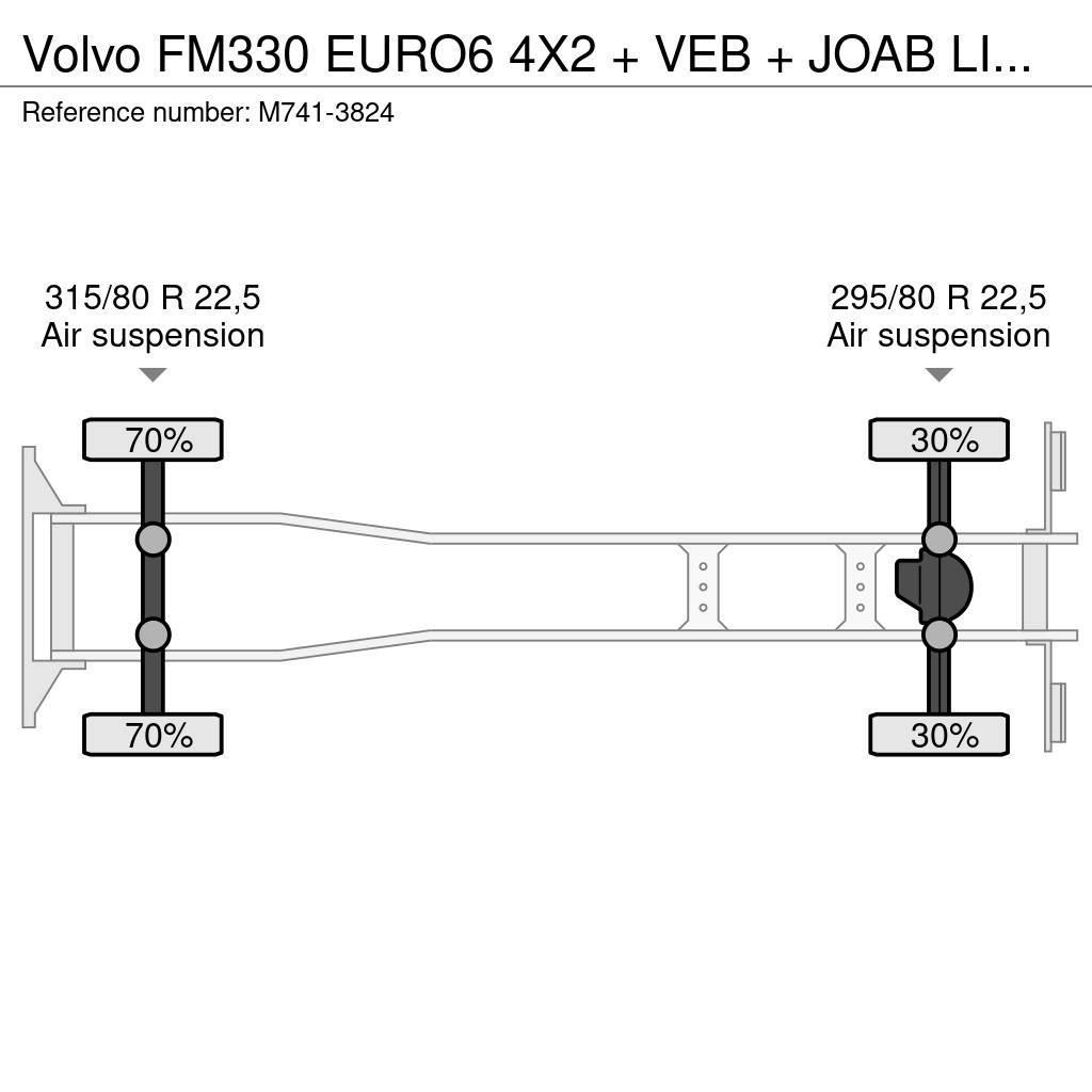 Volvo FM330 EURO6 4X2 + VEB + JOAB LIFT/EXTENDABLE + FUL Komunalni tovornjaki