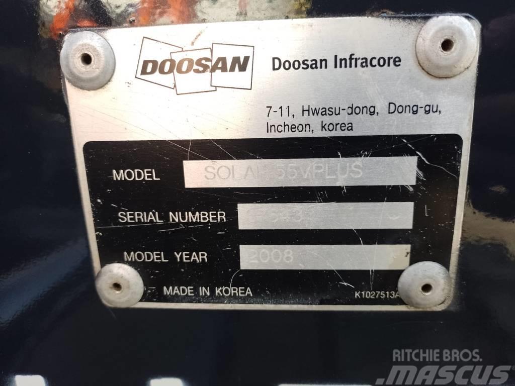 Doosan SOLAR 55VPLUS Mini bagri <7t