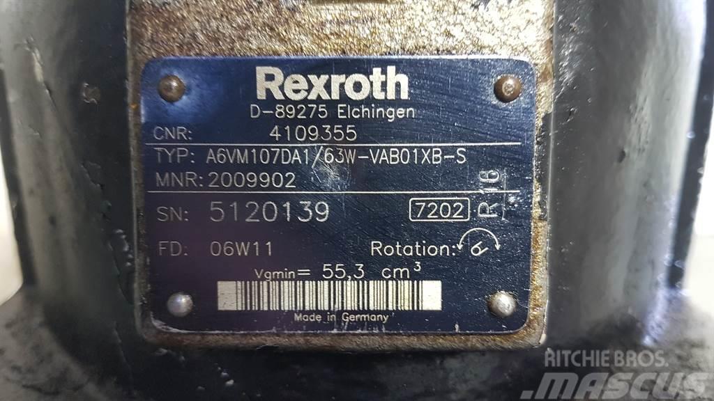 Rexroth A6VM107DA1/63W - Drive motor/Fahrmotor/Rijmotor Hidravlika