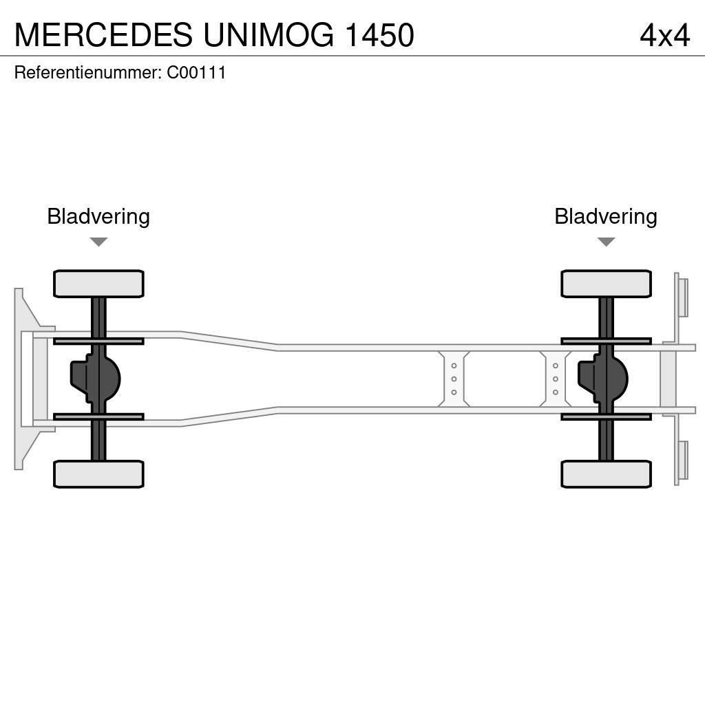 Mercedes-Benz UNIMOG 1450 Kiper tovornjaki
