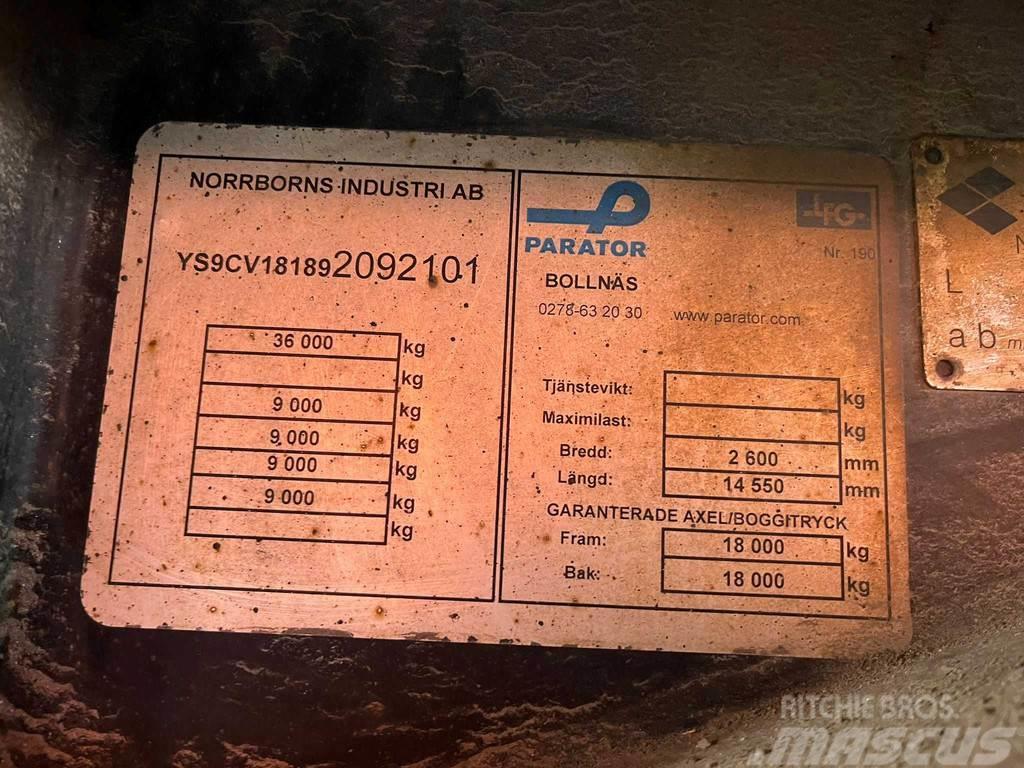 Parator CV 18-18 VECTOR 1850 / BOX L=12332 mm Prikolice hladilniki