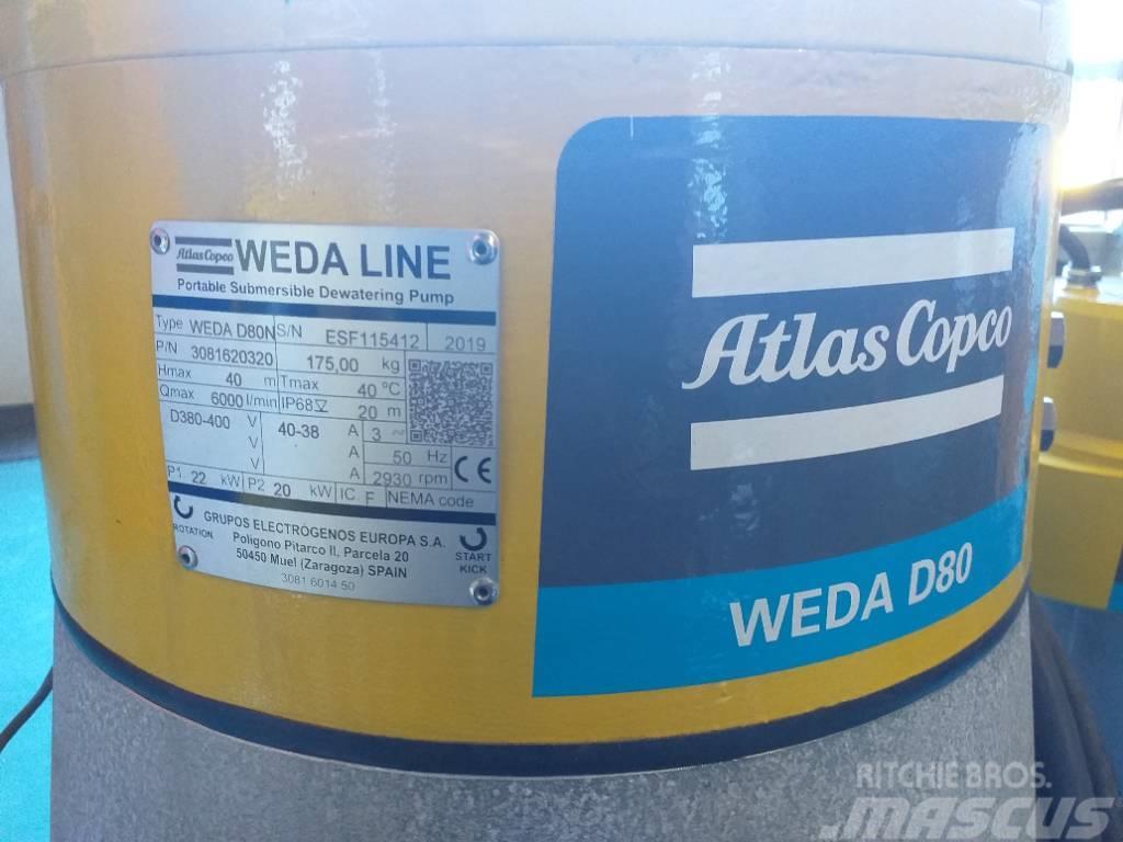 Atlas Copco WEDA D80N Vodne črpalke
