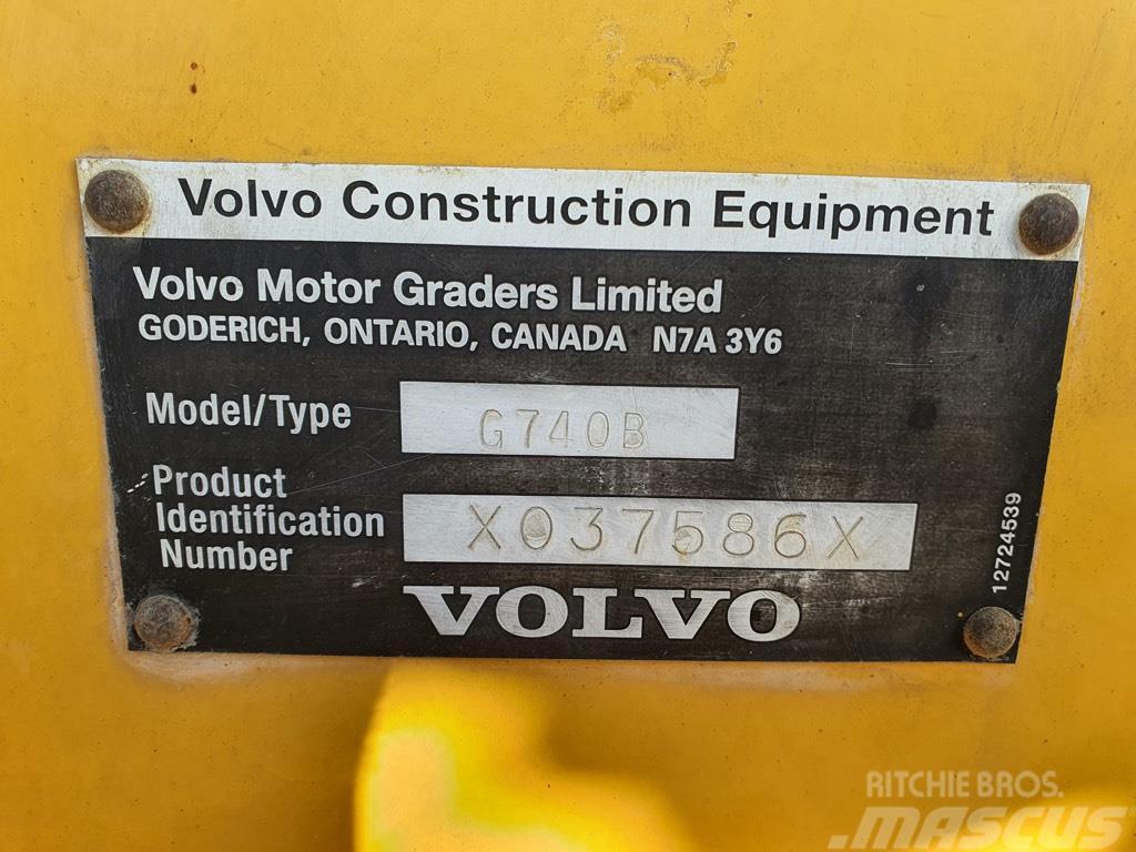 Volvo G 740 B PARTS Grederji