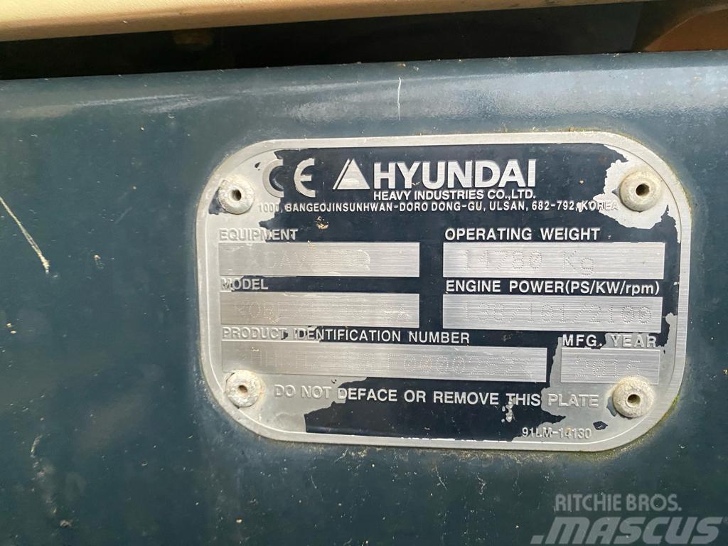 Hyundai 140W-9A Bagri na kolesih