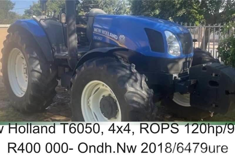 New Holland T6050 - ROPS - 120hp / 93kw Traktorji