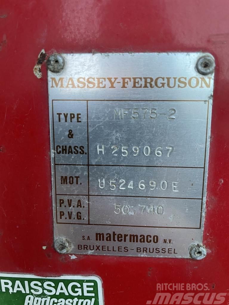 Massey Ferguson 575 Traktorji