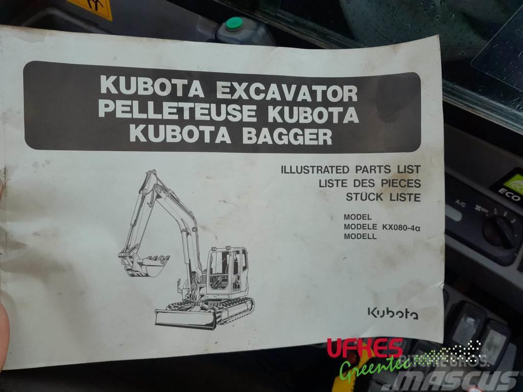 Kubota KX080-4 Alpha Midi bagri 7t – 12t