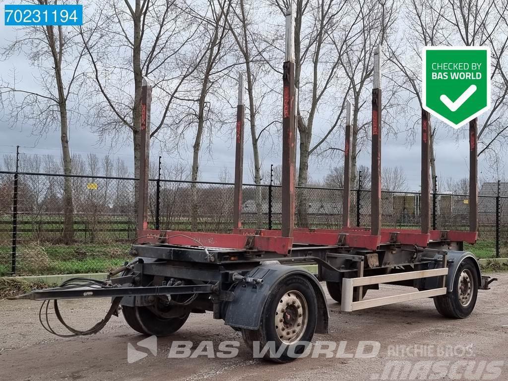  Pavic HTA 18 2 axles Holztransport Wood SAF Prikolice za hlode