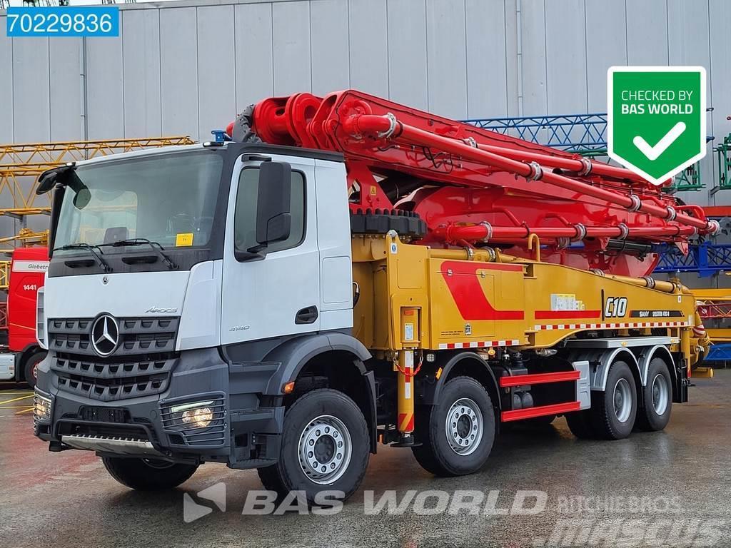 Mercedes-Benz Arocs 4140 8X4 Sany 470C-10 47m pump Big-Axle Euro Kamionske črpalke za beton