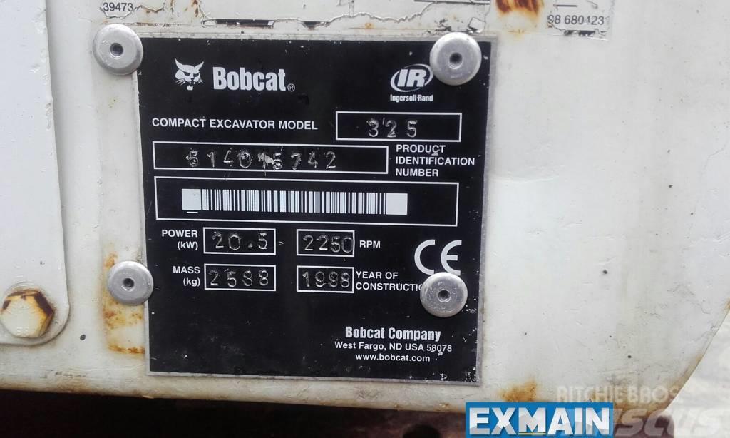 Bobcat X 325 Mini bagri <7t