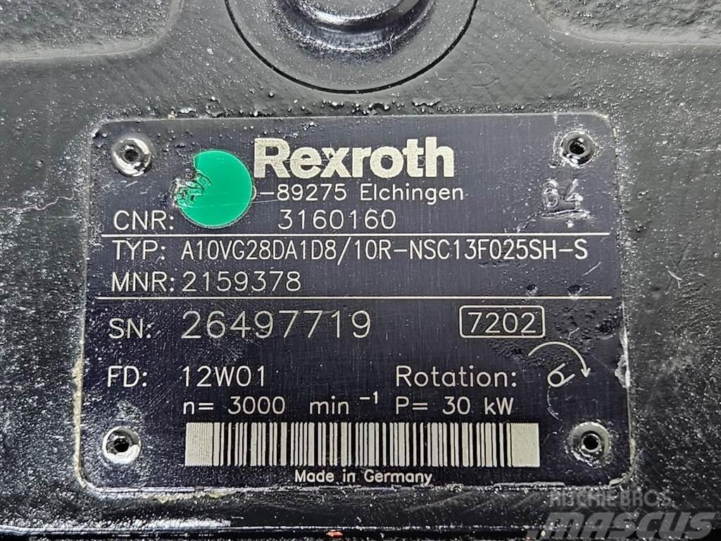 Rexroth A10VG28DA1D8/10R-Drive pump/Fahrpumpe/Rijpomp Hidravlika