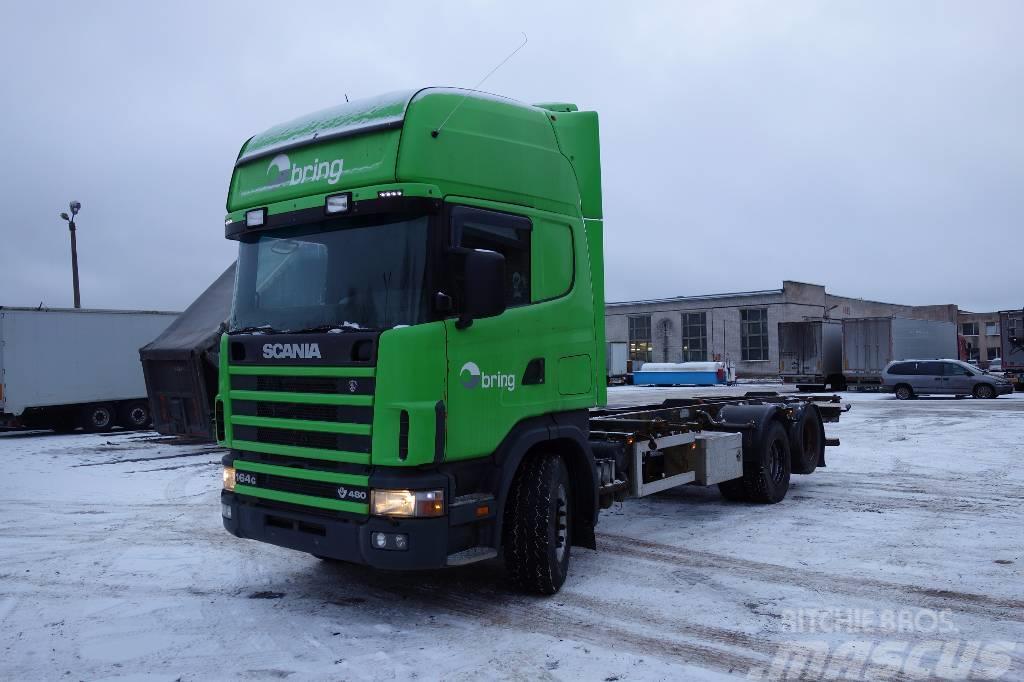 Scania R164 GB6X2NB 480 Kontejnerski tovornjaki