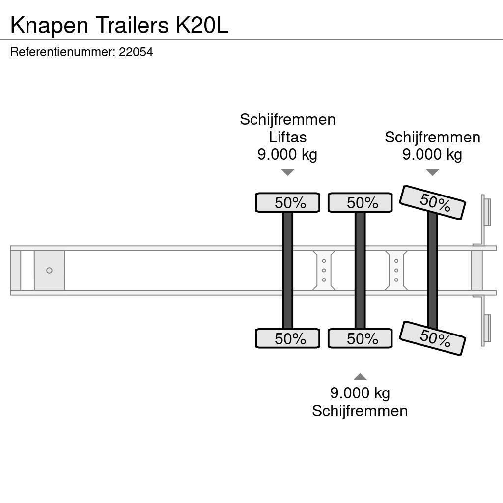 Knapen Trailers K20L Tovorne pohodne polprikolice