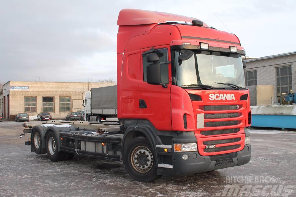 Scania R480 LB6X2HNB Kontejnerski tovornjaki