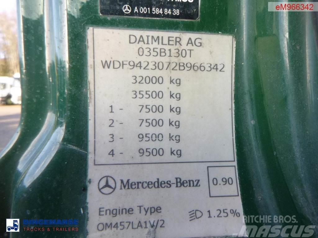 Mercedes-Benz Axor 3236 8x4 RHD tipper + Hiab 1283 DK-2 Duo Kiper tovornjaki