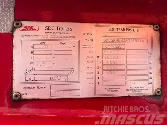 SDC TRAILERS Semitrailer Kontejnerske polprikolice