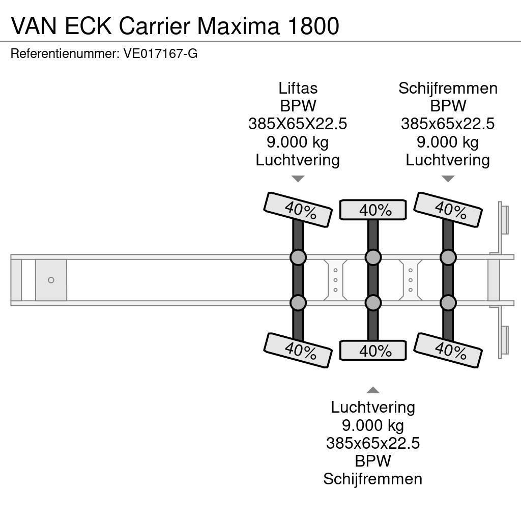 Van Eck Carrier Maxima 1800 Hladilne polprikolice