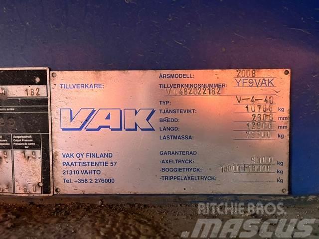 VAK V-4-40 VECTOR 1850 / BOX L=12385 mm Prikolice hladilniki