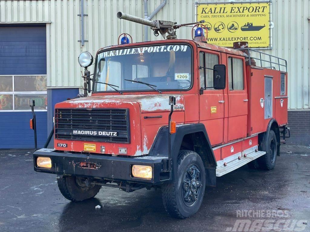 Magirus Deutz 170 Fire Fighting Truck 4x4 Complete truck G Gasilska vozila