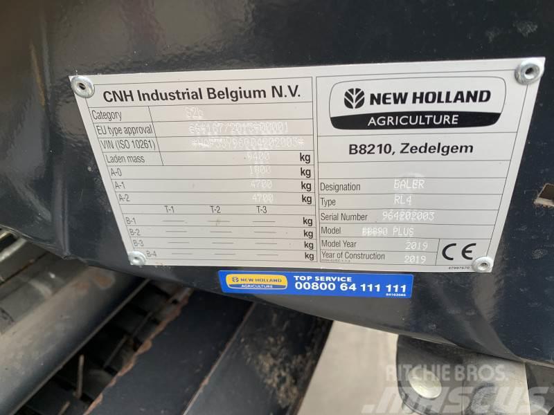 New Holland BIGBALER 890 RC PLUS Balirke (kvadratne bale)