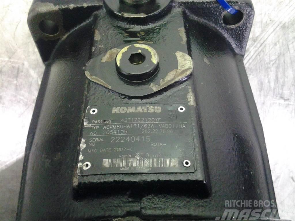 Komatsu 42T1722120YF - A6VM80HA1R1/63W - Drive motor Hidravlika