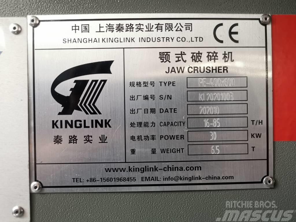 Kinglink Jaw Crusher PE400X600 (16X24) Drobilci