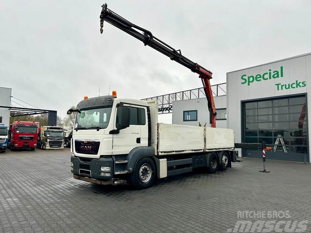 MAN TGS 26.360 6x2-2 + Palfinger PK15500 B Rabljeni žerjavi za vsak teren