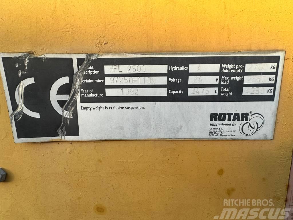 Rotar HPL 2500 Sortirna linija za odpad