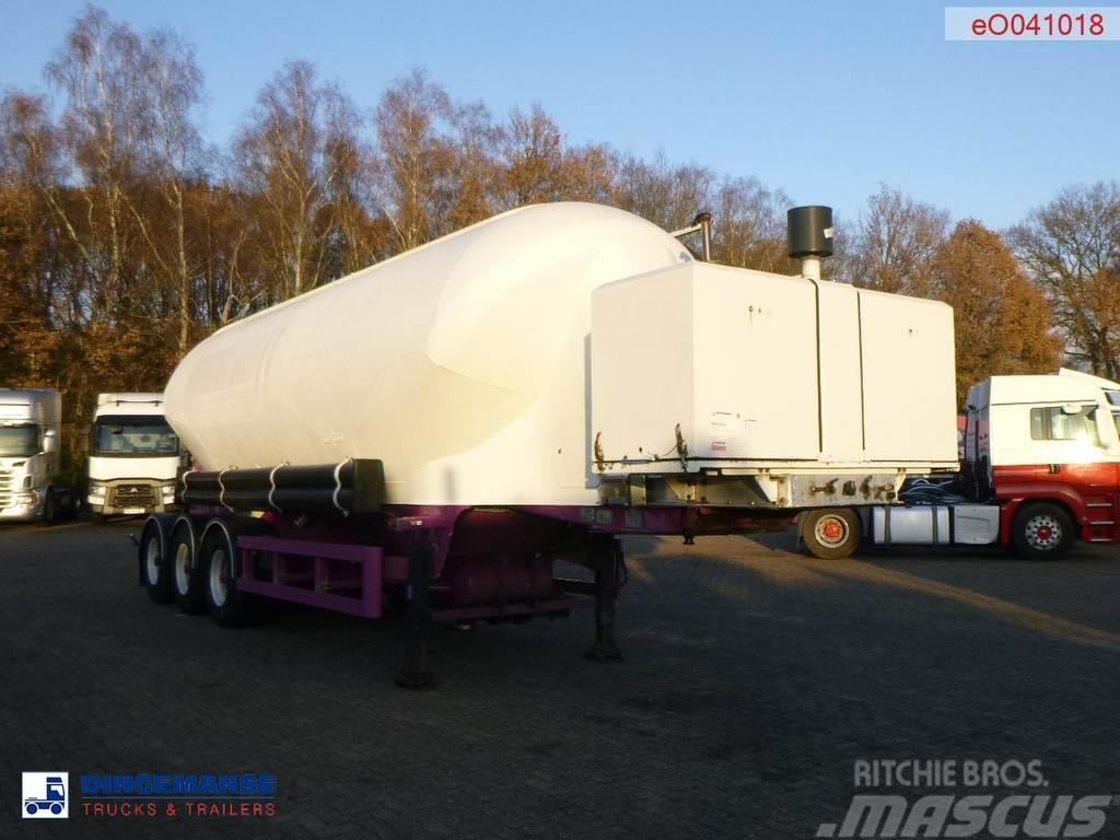 Spitzer Powder tank alu 37 m3 + engine/compressor Polprikolice cisterne