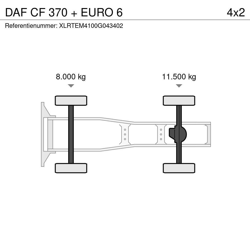DAF CF 370 + EURO 6 Vlačilci