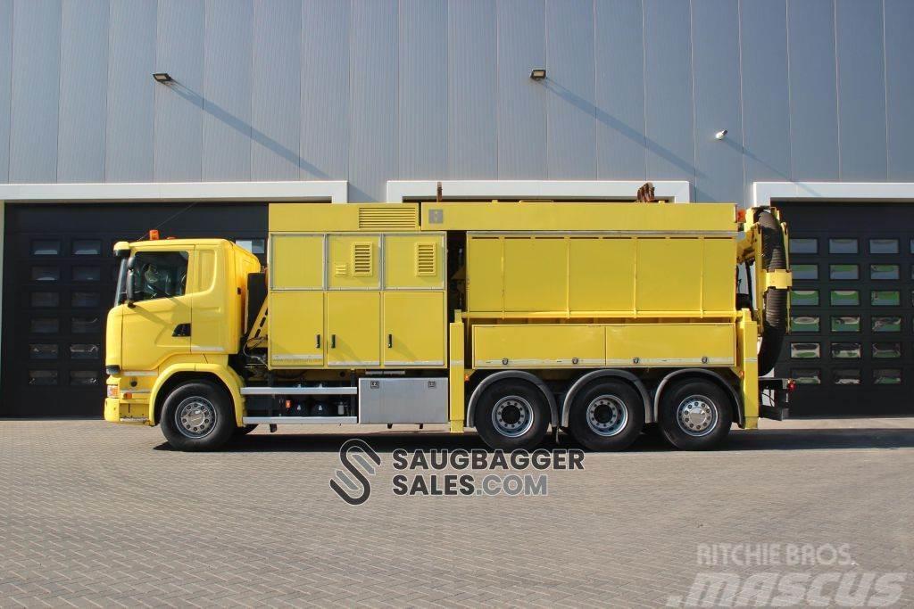 Scania R580 V8 RSP 3 Turbine Saugbagger Vakuumski tovornjaki