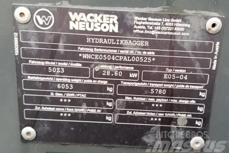 Wacker Neuson 50Z3 Bagri goseničarji