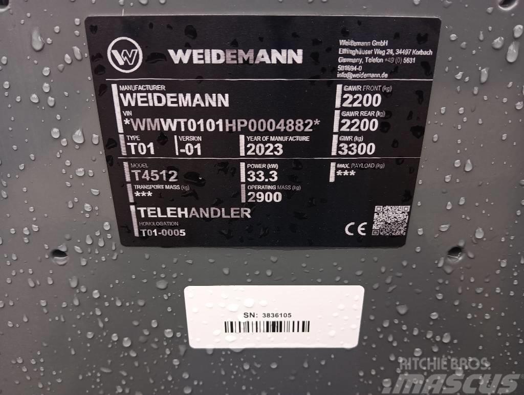 Weidemann T4512 Teleskopski viličarji