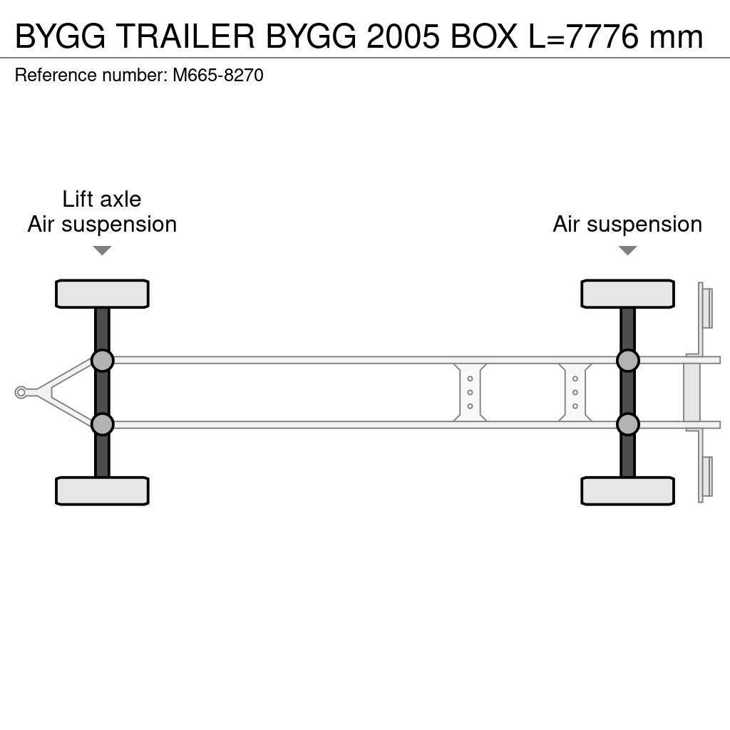 Bygg TRAILER BYGG 2005 BOX L=7776 mm Prikolice zabojniki