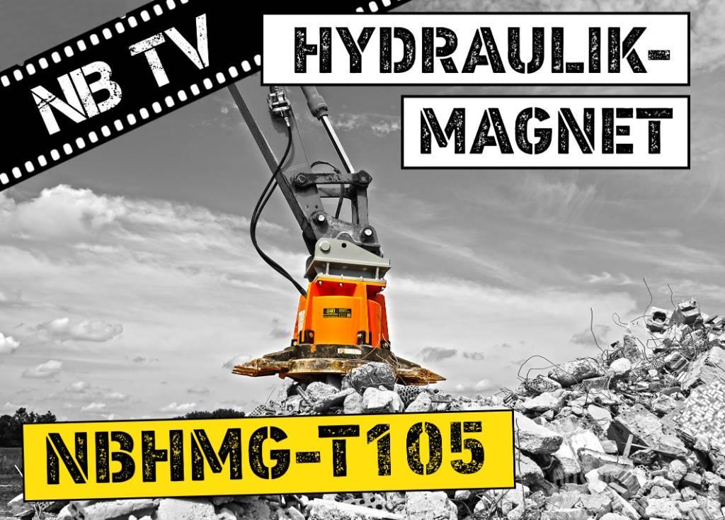  Hydraulikmagnet NBHMG T105 | Baggermagnet | 19-23t Bagri goseničarji