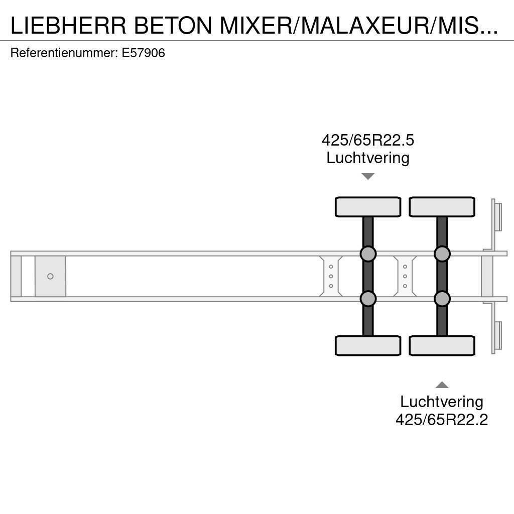 Liebherr BETON MIXER/MALAXEUR/MISCHER HTM 1204 - 12M³ Druge polprikolice