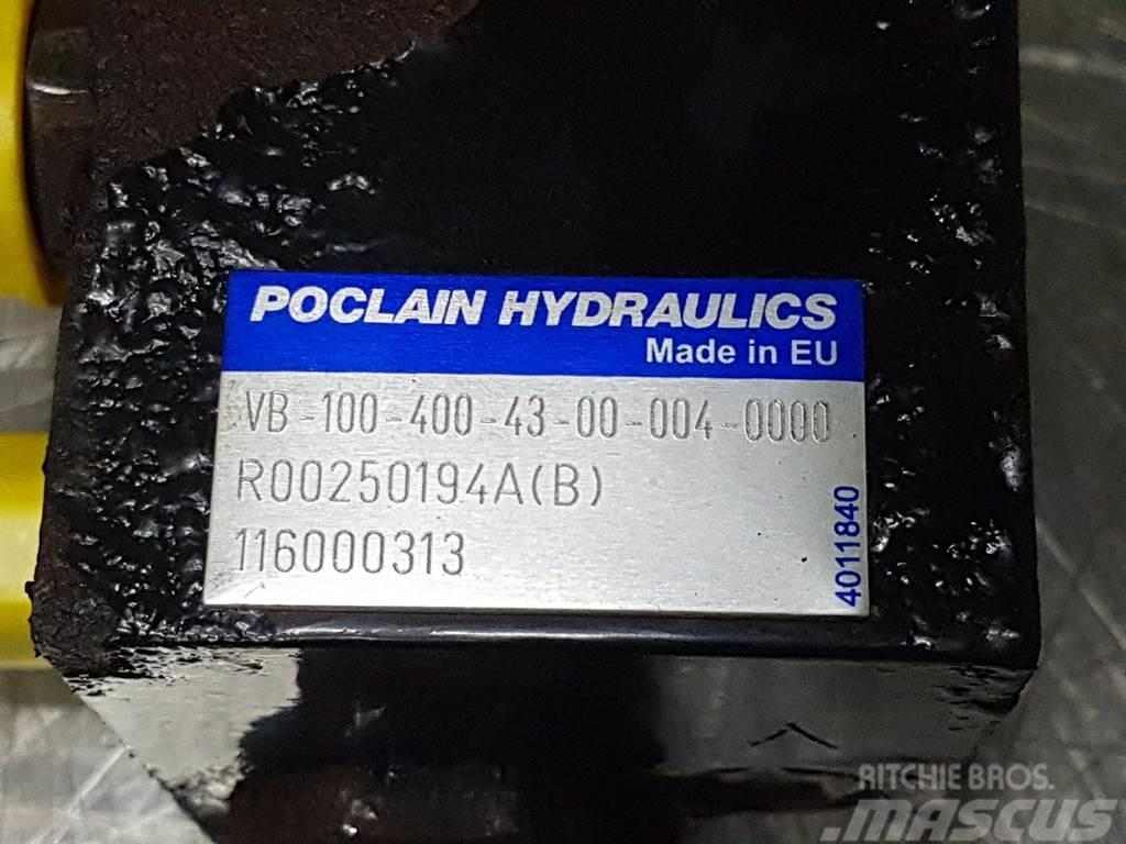 Ahlmann AZ210E-Poclain VB-100-400-43-00-004-Valve/Ventile Hidravlika