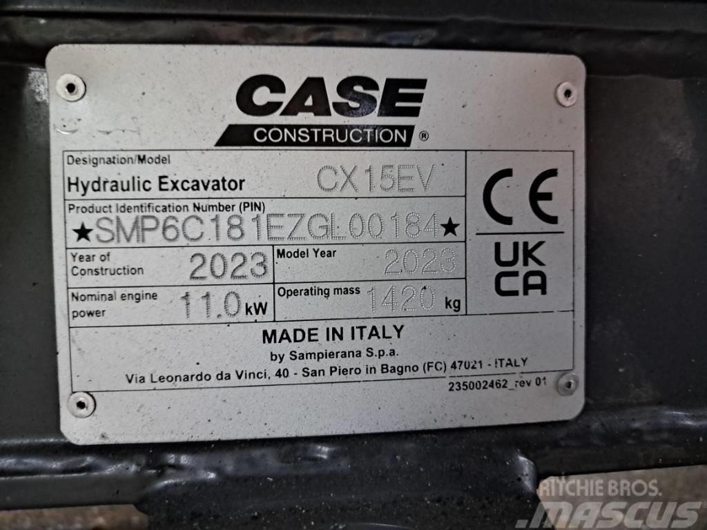 CASE CX15EV Mini bagri <7t
