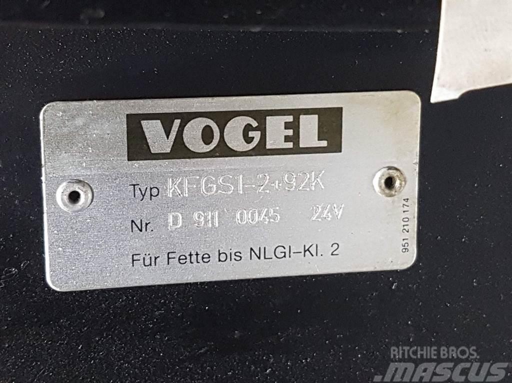 Liebherr A924-Vogel KFGS1-2+92K 24V-Lubricating system Podvozje in vzmetenje