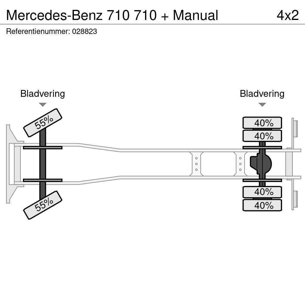 Mercedes-Benz 710 710 + Manual Tovornjaki zabojniki