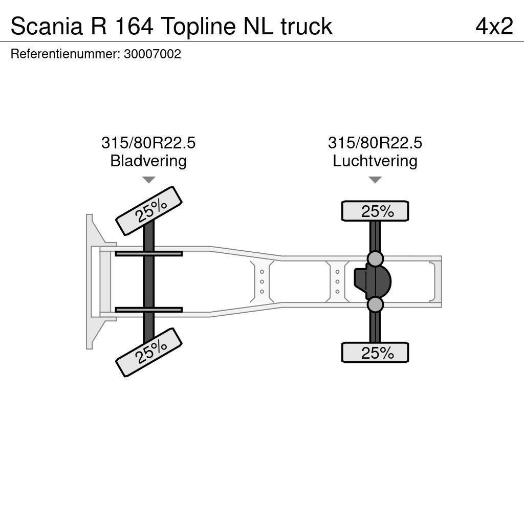 Scania R 164 Topline NL truck Vlačilci