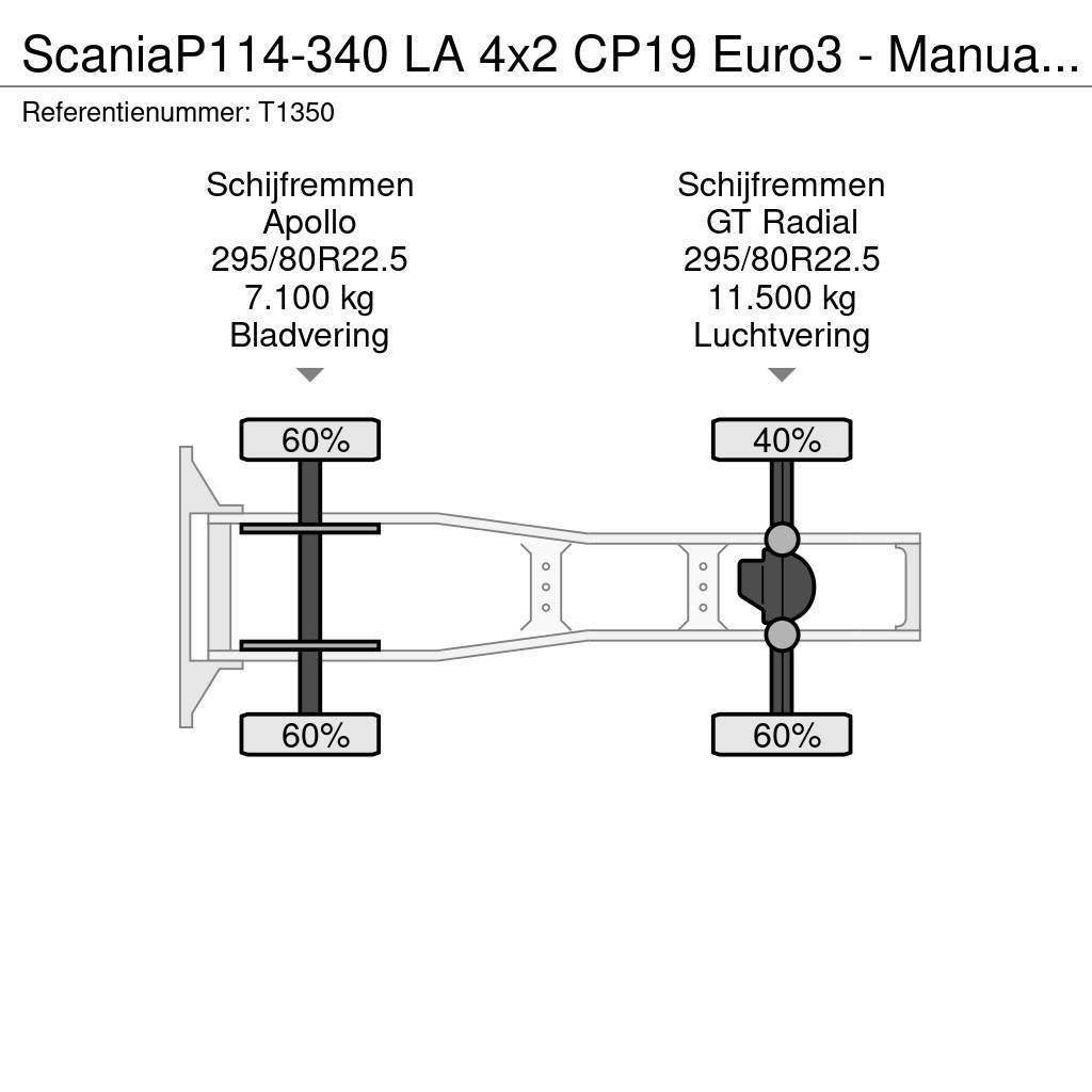 Scania P114-340 LA 4x2 CP19 Euro3 - Manual - Side Skirts Vlačilci