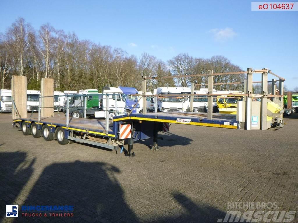 Faymonville 4-axle semi-lowbed trailer 60 t + ramps Nizko noseče polprikolice