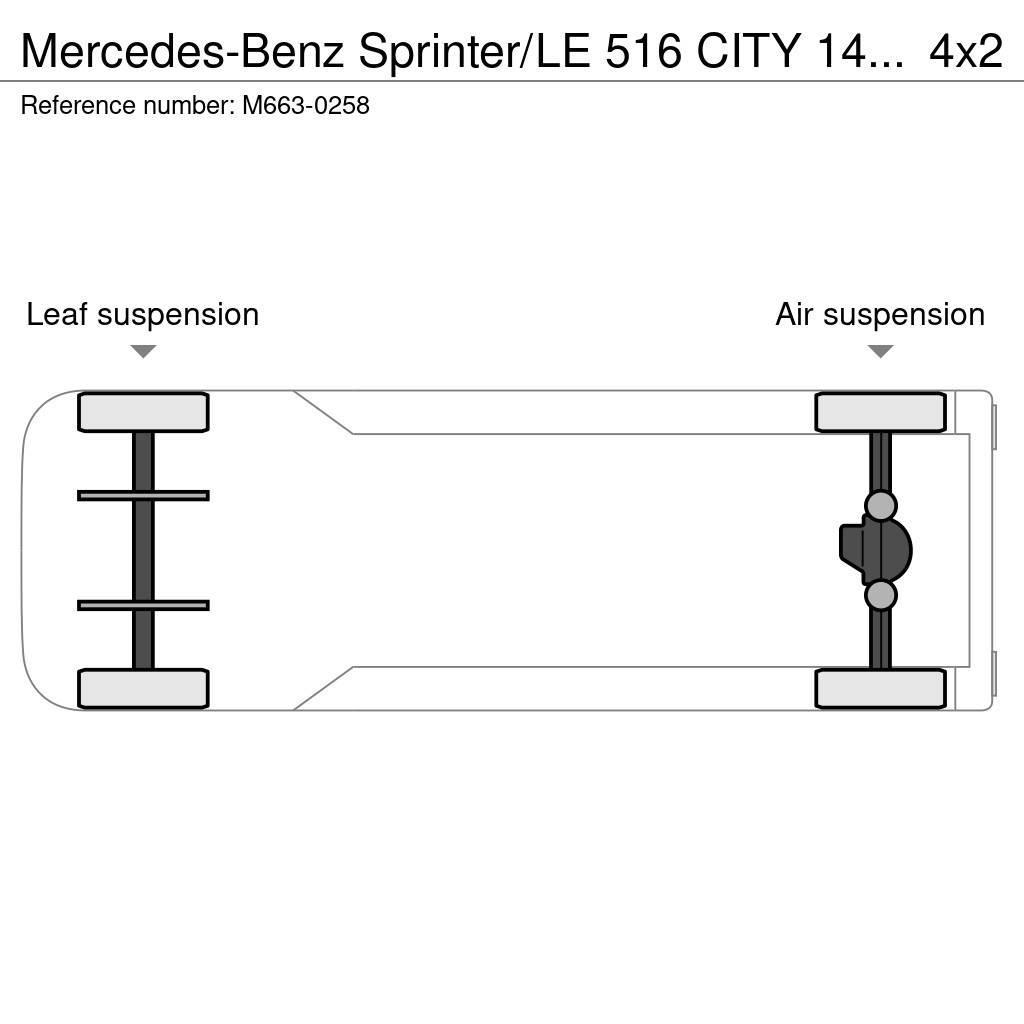 Mercedes-Benz Sprinter/LE 516 CITY 14 PCS AVAILABLE /PASSANGERS Mini avtobusi