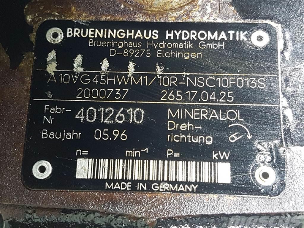 Brueninghaus Hydromatik A10VG45HWM1/10R-R902000737-Drive pump/Fahrpumpe Hidravlika