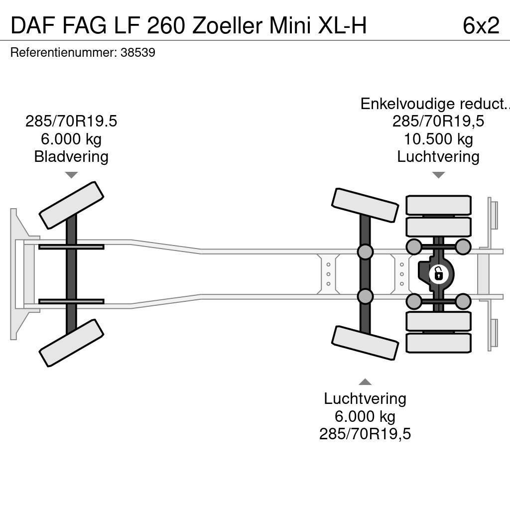 DAF FAG LF 260 Zoeller Mini XL-H Komunalni tovornjaki